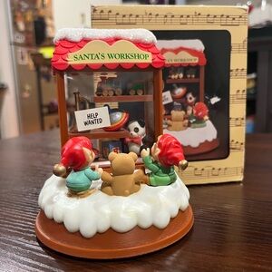 Enesco Santa’s Workshop Musical Christmas Decoration